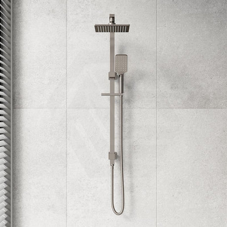 Eden Multi-function Twin Shower Set Square Top Inlet In Various Colour