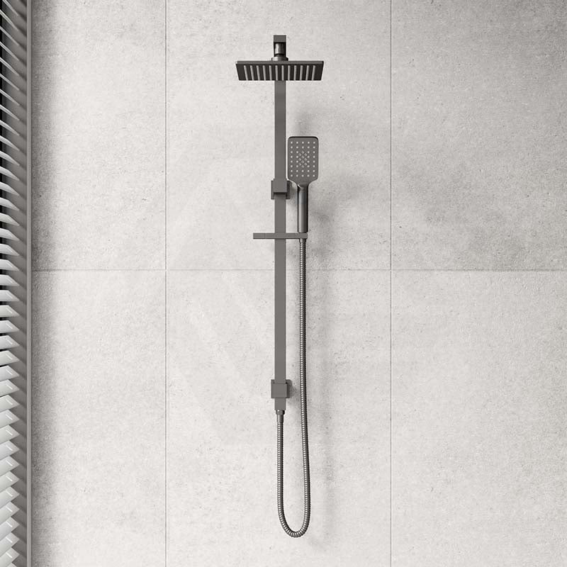 Eden Multi-function Twin Shower Set Square Top Inlet In Various Colour