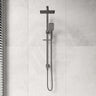 Eden Multi-function Twin Shower Set Square Top Inlet In Various Colour