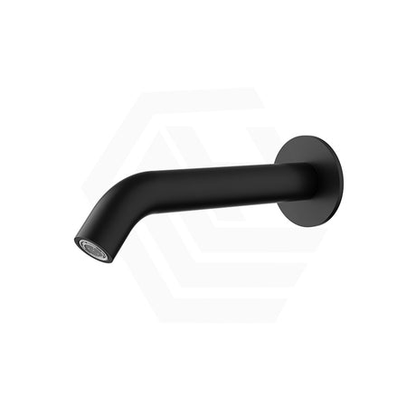 #Matt Black Otus Slimline 182/220mm Stainless Steel Bath Spout