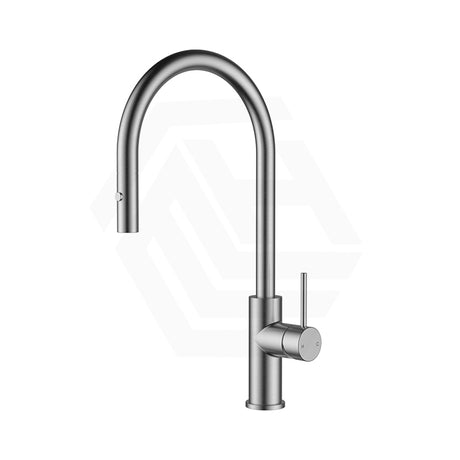 #Stainless Steel Otus Slimline Stainless Steel Gooseneck Pull-Out Sink Mixer