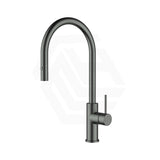 M#1(Gunmetal-Grey) Otus Slimline Stainless Steel Gooseneck Pull-Out Sink Mixer