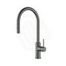 M#1(Gunmetal-Grey) Otus Slimline Stainless Steel Gooseneck Pull-Out Sink Mixer