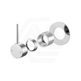 #Chrome Otus Slimline Lever Up Wall Mixer Body Only