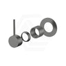 M#1(Gunmetal-Grey) Otus Slimline Lever Up Wall Mixer Body Only