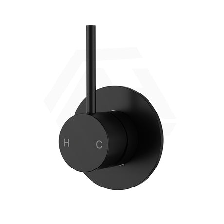 Otus Slimline Round Stainless Steel Lever Up Wall Mixer Variant Colour Available