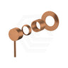 #Brushed Copper Otus Slimline Wall Mixer Body Only