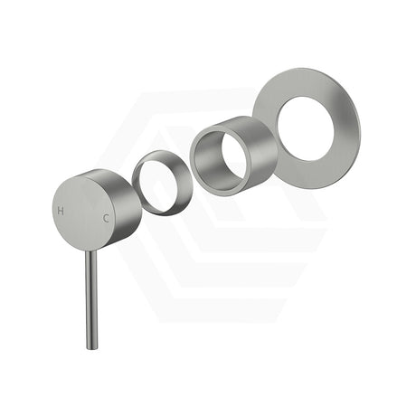 #Stainless Steel Otus Slimline Wall Mixer Body Only