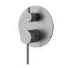 Otus Slimline Round Stainless Steel Wall Mixer with Diverter Variant Colour Available