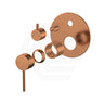 #Brushed Copper Otus Slimline Wall Mixer Diverter Body Only