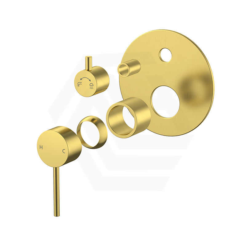 G#4(Gold) Otus Slimline Wall Mixer Diverter Body Only