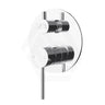 Otus Slimline Round Stainless Steel Wall Mixer with Diverter Variant Colour Available