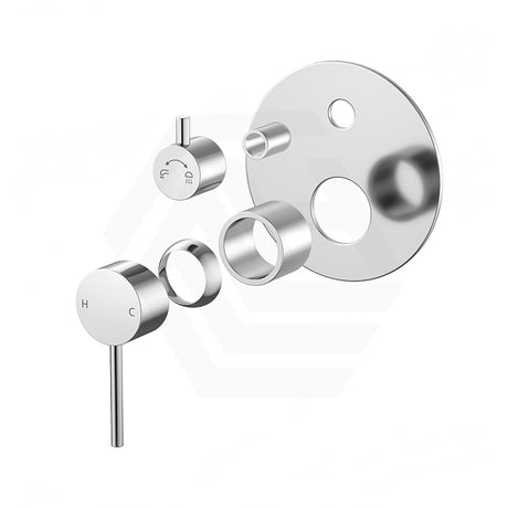 Otus Slimline Round Wall Mixer Diverter Trim Kit Variant Colour Available