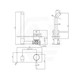 Otus Slimline Wall Mixer with Spout Rough-In Body Only