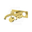 G#4(Gold) Otus Slimline Lever Up Wall Mixer with Spout Rough-In Body Only