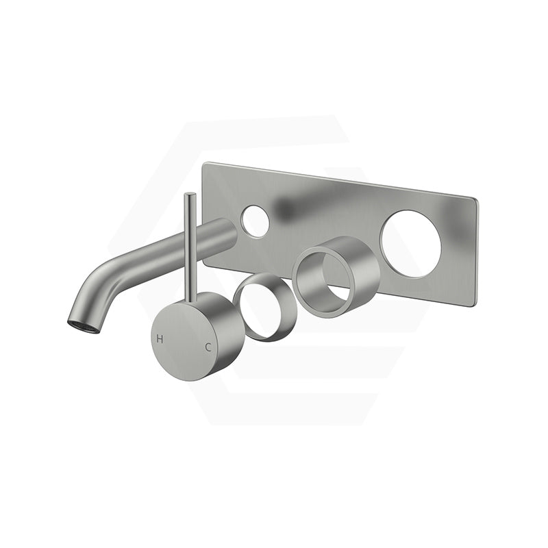 #Stainless Steel Otus Slimline Lever Up Wall Mixer with Spout Rough-In Body Only