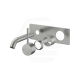 #Stainless Steel Otus Slimline Lever Up Wall Mixer with Spout Rough-In Body Only
