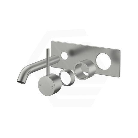 #Stainless Steel Otus Slimline Lever Up Wall Mixer with Spout Rough-In Body Only