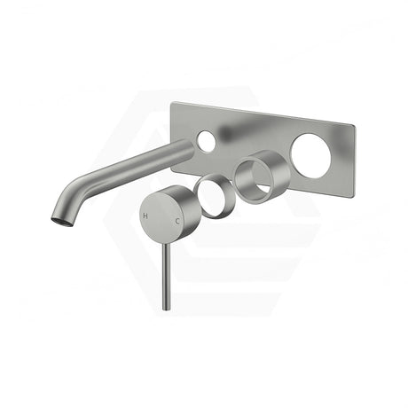 #Stainless Steel Otus Slimline Wall Mixer with Spout Rough-In Body Only