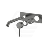 M#1(Gunmetal-Grey) Otus Slimline Wall Mixer with Spout Rough-In Body Only