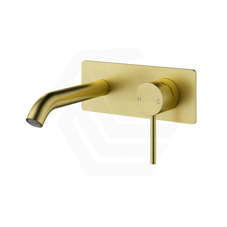 Otus Slimline 182mm/220mm Wall Basin Mixer with Spout Variant Colour Available