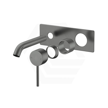 M#1(Gunmetal-Grey) Otus Slimline Wall Mixer with Spout Rough-In Body Only