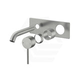 #Stainless Steel Otus Slimline Wall Mixer with Spout Rough-In Body Only