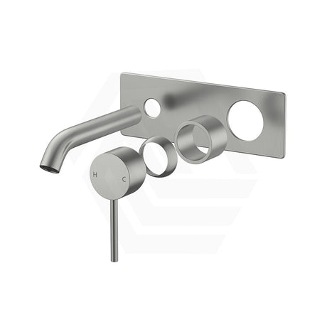 #Stainless Steel Otus Slimline Wall Mixer with Spout Rough-In Body Only