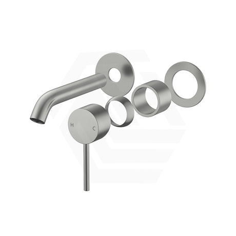 #Stainless Steel Otus Slimline Wall Mixer Spout Set Rough-In Body Only
