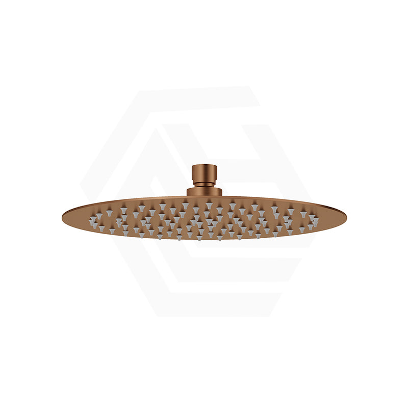 250mm 10 inch Dova Round Rainfall Shower Head Stainless Steel 304 Available In Colours
