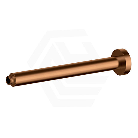 312mm Round 304 Stainless Steel Vertical Shower Arm - Brushed Copper