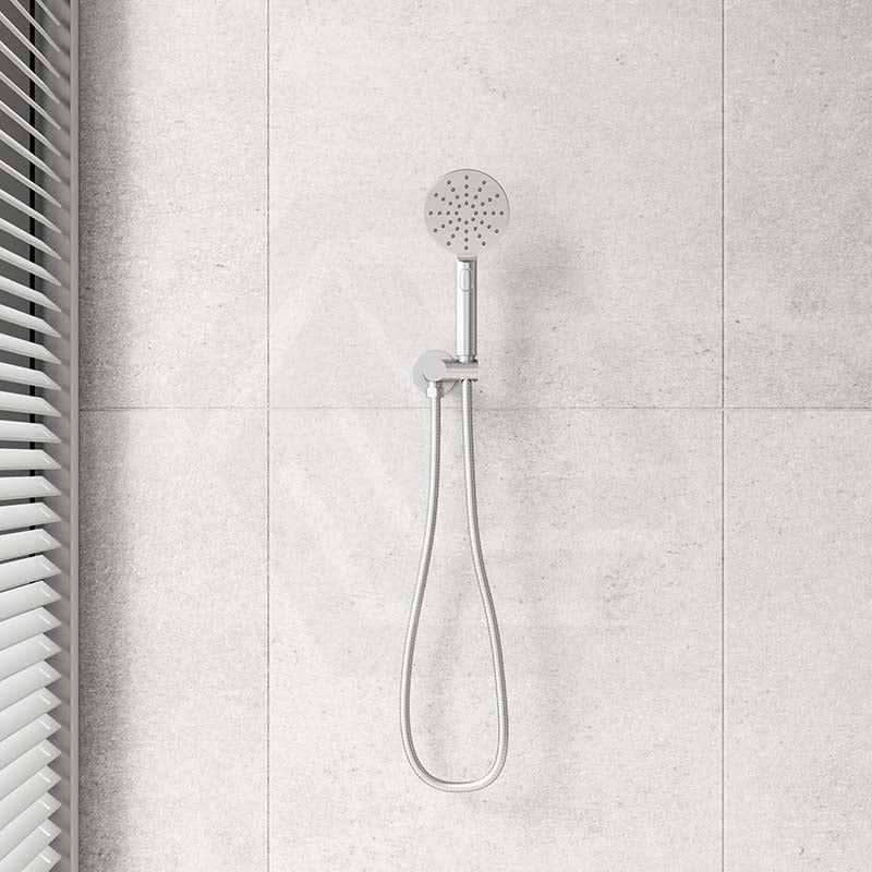 Cora Round Hand Shower On Wall Outlet Bracket - MyHomeware