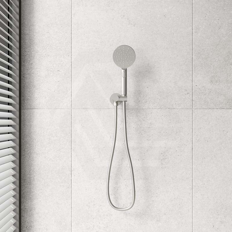 Cora Round Hand Shower On Wall Outlet Bracket Variant Colour Available