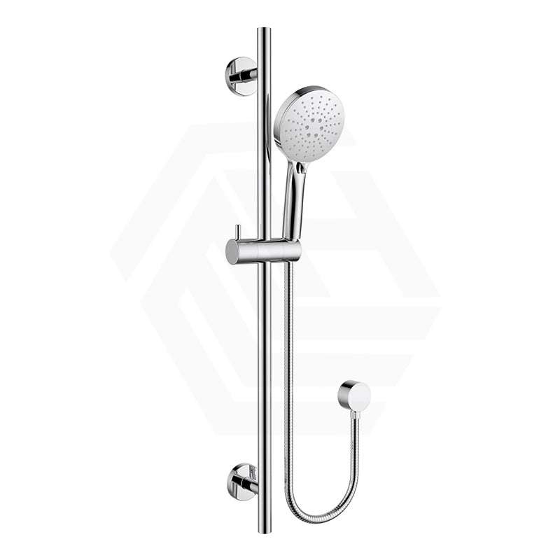 Otus Slimline Round Handheld Shower on Sliding Rail with Water Inlet Variant Colour Available