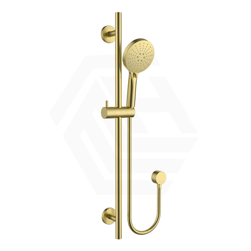 Otus Slimline Round Handheld Shower on Sliding Rail with Water Inlet Variant Colour Available