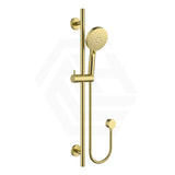 Otus Slimline Round Handheld Shower on Sliding Rail with Water Inlet Variant Colour Available