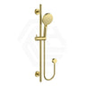 Otus Slimline Round Handheld Shower on Sliding Rail with Water Inlet Variant Colour Available