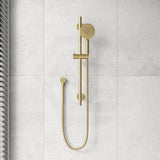 Otus Slimline Round Handheld Shower on Sliding Rail with Water Inlet Variant Colour Available