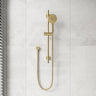 Otus Slimline Round Handheld Shower on Sliding Rail with Water Inlet Variant Colour Available