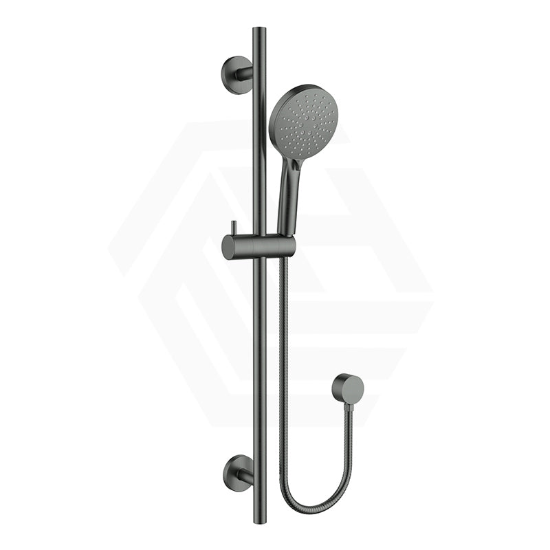 Otus Slimline Round Handheld Shower on Sliding Rail with Water Inlet Variant Colour Available