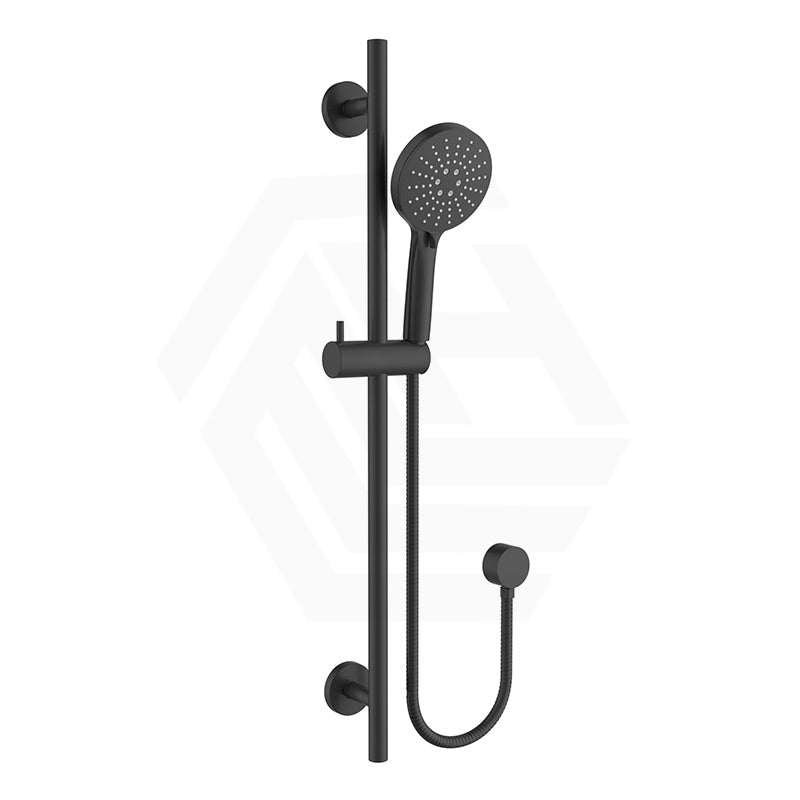 Otus Slimline Round Handheld Shower on Sliding Rail with Water Inlet Variant Colour Available