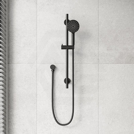 Otus Slimline Round Handheld Shower on Sliding Rail with Water Inlet Variant Colour Available