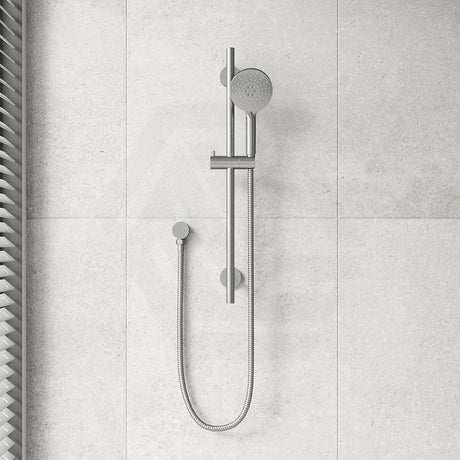Otus Slimline Round Handheld Shower on Sliding Rail with Water Inlet Variant Colour Available