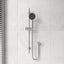 IKON Sulu II Round Sliding Shower Rail with 3 Functions Handheld Shower Set Variant Colour Available
