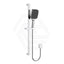 IKON Ceram Square Sliding Shower Rail with 3 Functions Handheld Shower Set Variant Colour Available