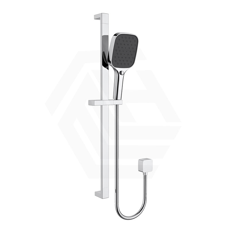 IKON Ceram Square Sliding Shower Rail with 3 Functions Handheld Shower Set Variant Colour Available