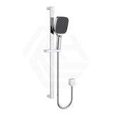 IKON Ceram Square Sliding Shower Rail with 3 Functions Handheld Shower Set Variant Colour Available