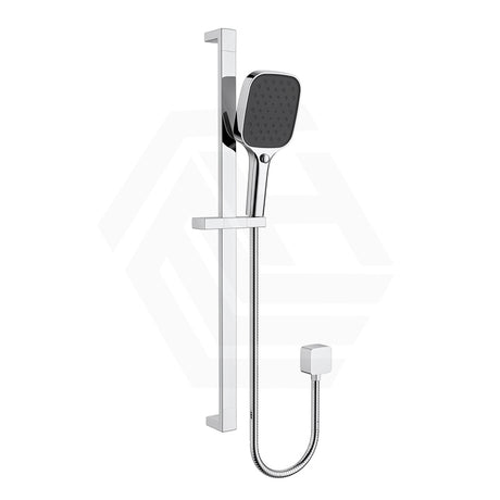 IKON Ceram Square Sliding Shower Rail with 3 Functions Handheld Shower Set Variant Colour Available