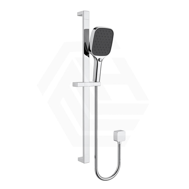 IKON Ceram Square Sliding Shower Rail with 3 Functions Handheld Shower Set Variant Colour Available