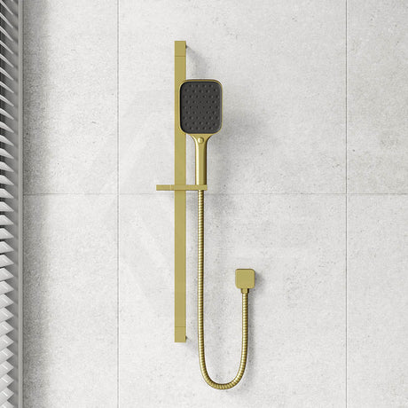 IKON Ceram Square Sliding Shower Rail with 3 Functions Handheld Shower Set Variant Colour Available